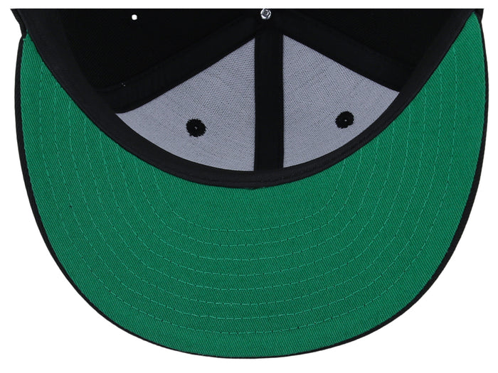 Crowns By Lids Dime Snapback UV Cap - Black/Green