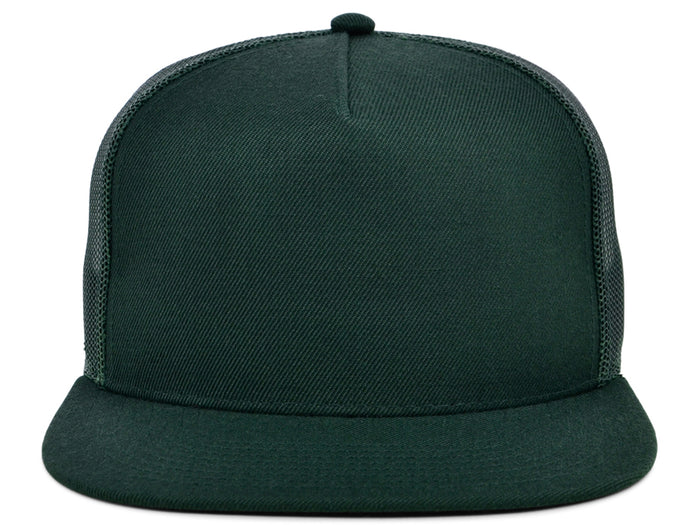 Crowns by Lids Essential 5-Panel Trucker - Dark Green