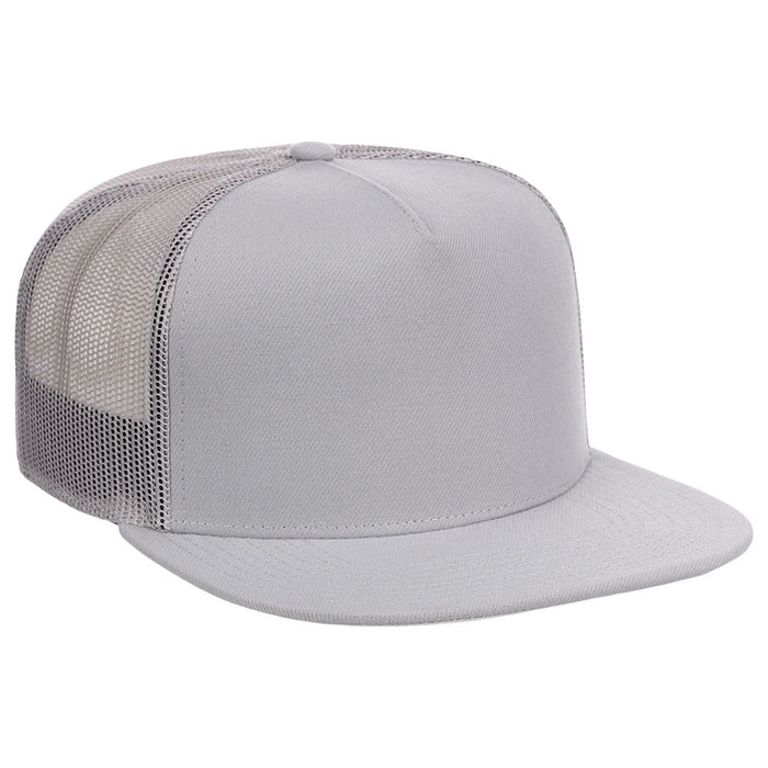 Crowns by Lids Essential 5-Panel Trucker - Grey