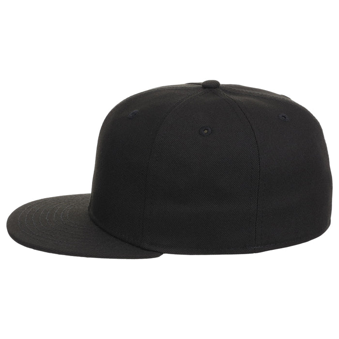 Crowns By Lids Full Court Fitted Cap - Black/Black
