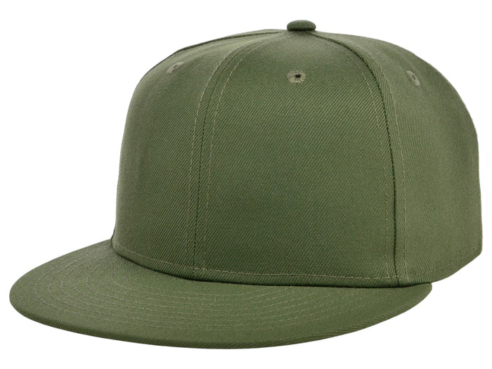 Crowns By Lids Full Court Fitted UV Cap - Olive/Camo