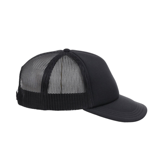 Crowns By Lids Screen Foam Trucker Cap - Black/Black