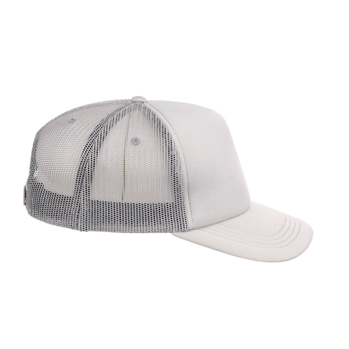 Crowns By Lids Screen Foam Trucker Cap - Grey/Grey