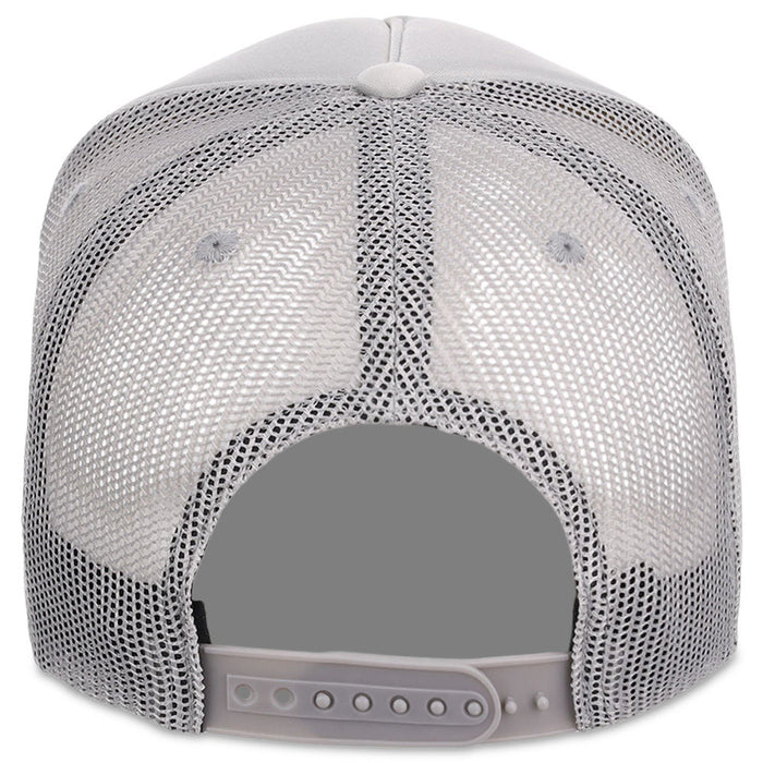 Crowns By Lids Screen Foam Trucker Cap - Grey/Grey