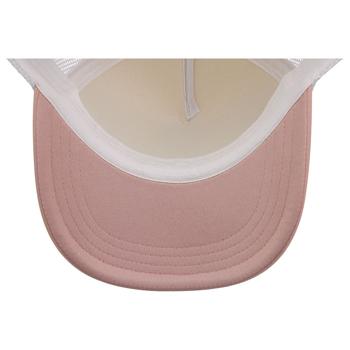 Crowns By Lids Screen Foam Trucker Cap - Rose/White