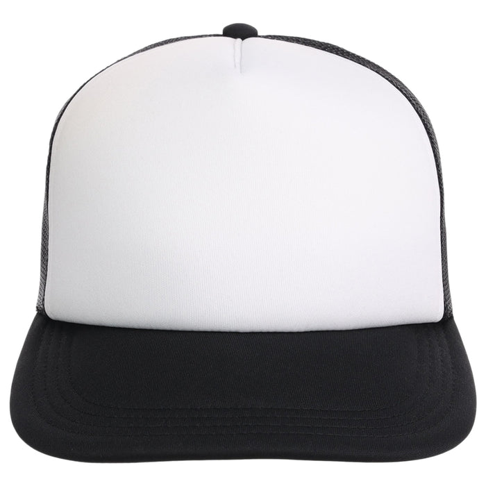 Crowns By Lids Screen Foam Trucker Cap - White/Black