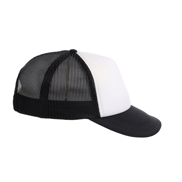 Crowns By Lids Screen Foam Trucker Cap - White/Black