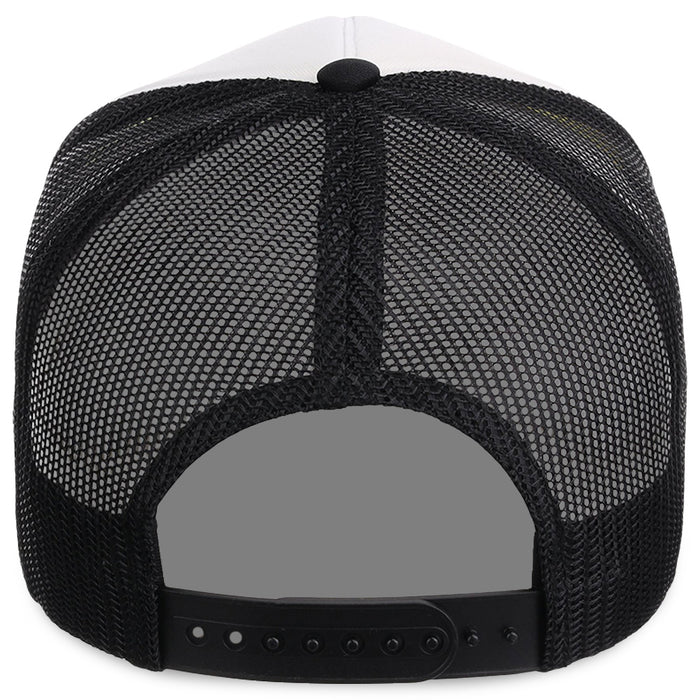 Crowns By Lids Screen Foam Trucker Cap - White/Black