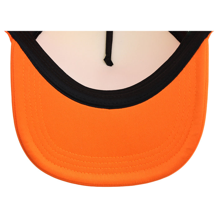 Crowns By Lids Screen Foam Trucker Cap - White/Neon Orange