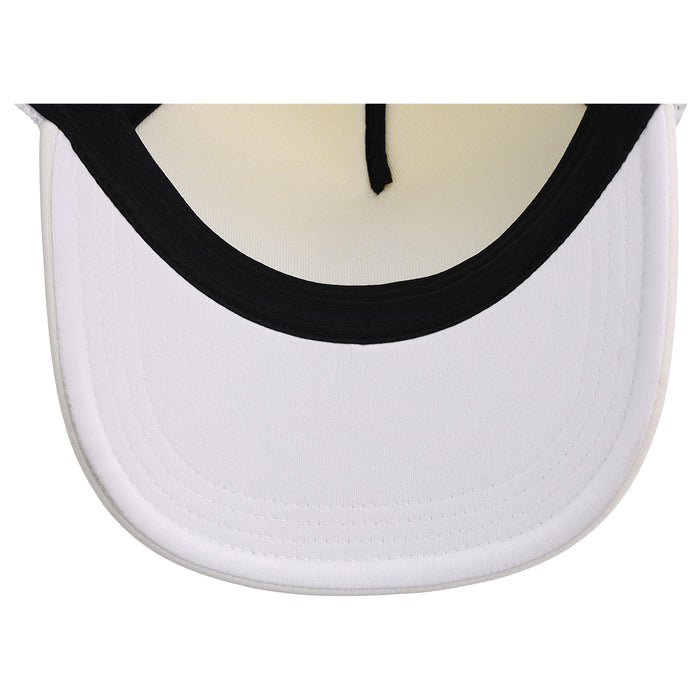 Crowns By Lids Screen Foam Trucker Cap - White/White