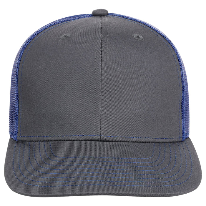 Crowns By Lids Slam Dunk Trucker Cap - Charcoal/Royal Blue