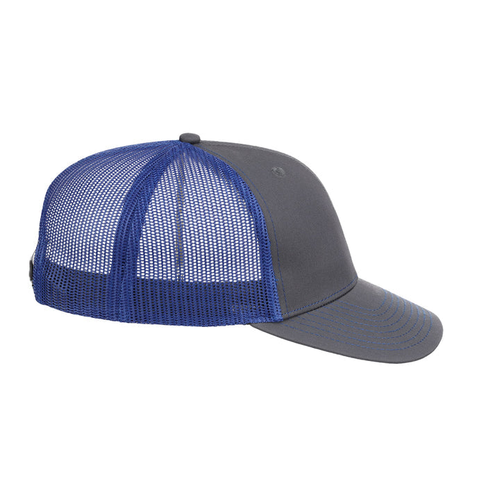 Crowns By Lids Slam Dunk Trucker Cap - Charcoal/Royal Blue