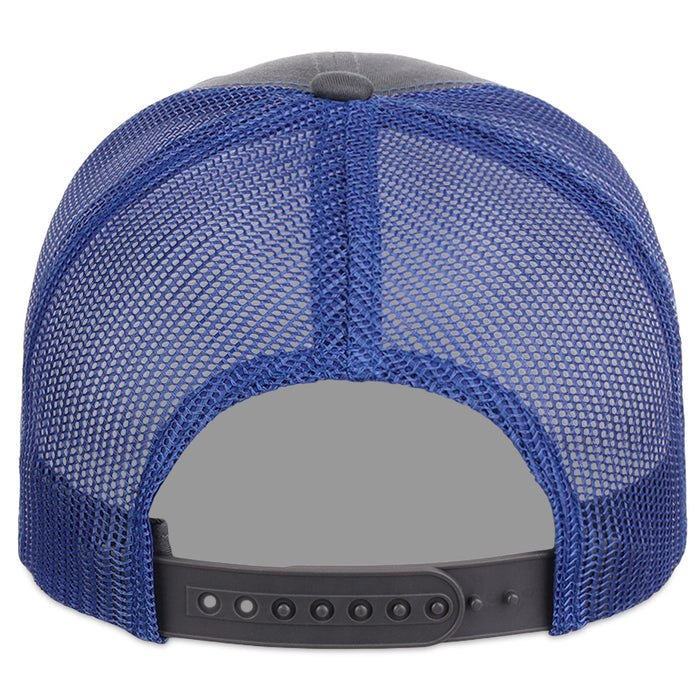 Crowns By Lids Slam Dunk Trucker Cap - Charcoal/Royal Blue