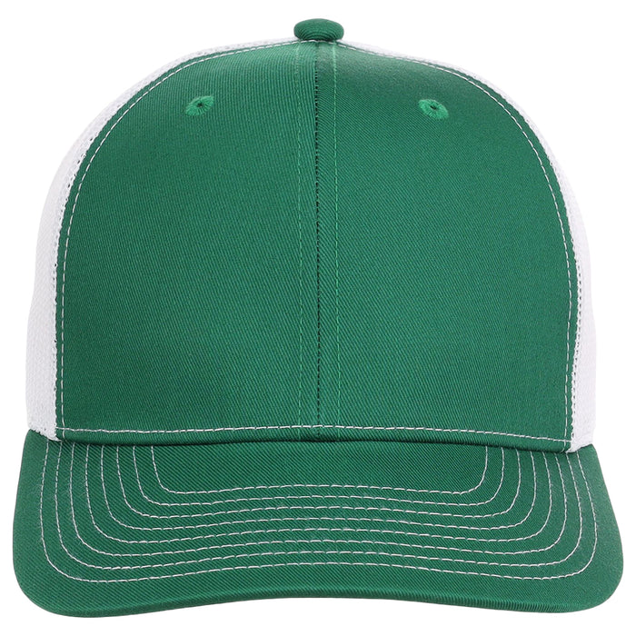 Crowns By Lids Slam Dunk Trucker Cap - Green/White