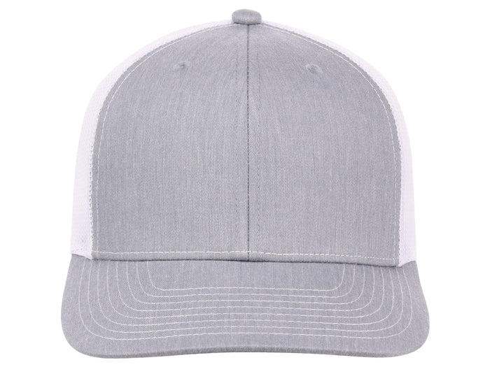 Crowns By Lids Slam Dunk Trucker Cap - Heather Grey/White