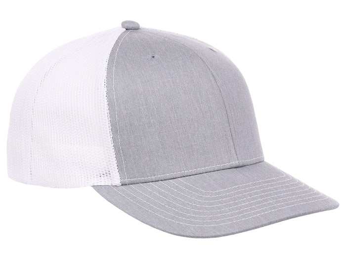 Crowns By Lids Slam Dunk Trucker Cap - Heather Grey/White