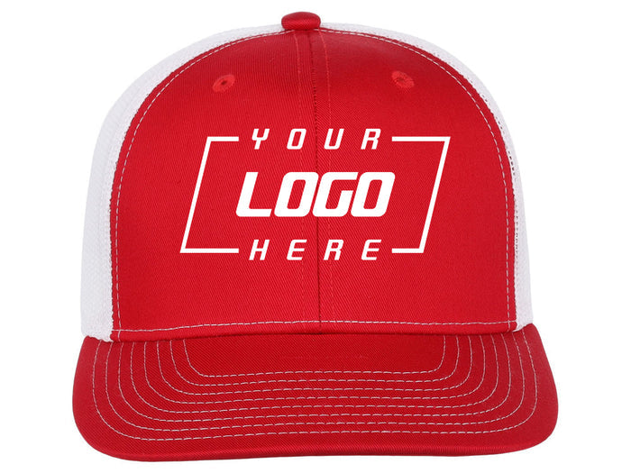 Crowns By Lids Slam Dunk Trucker Cap - Red/White