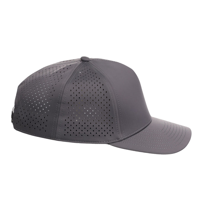 Crowns By Lids Tee Box 5-Panel Tech Cap - Charcoal