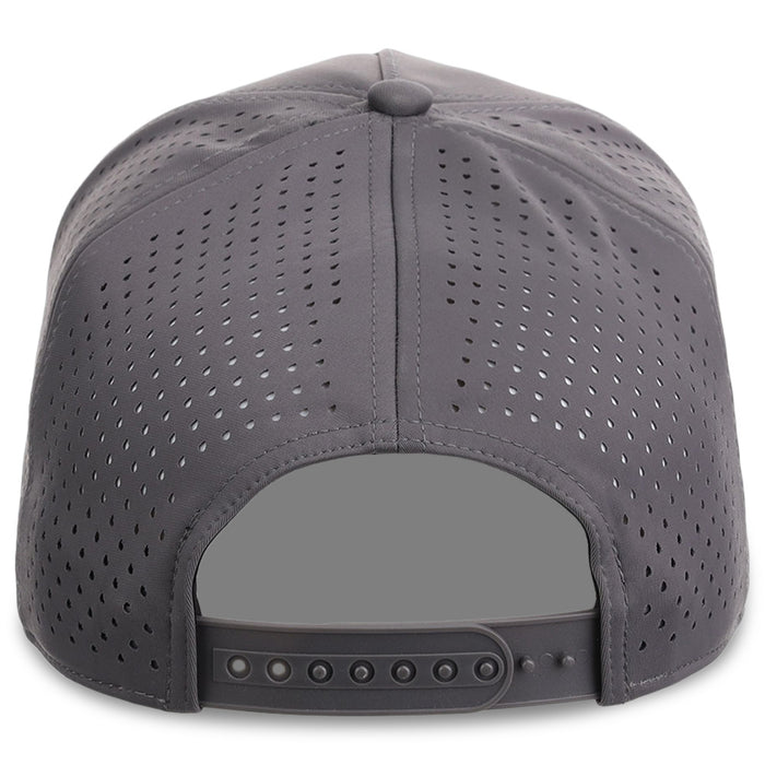 Crowns By Lids Tee Box 5-Panel Tech Cap - Charcoal