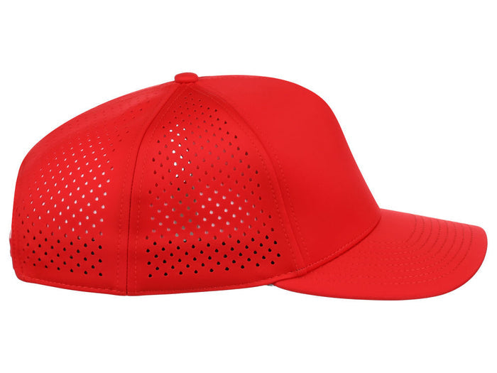 Crowns By Lids Tee Box 5-Panel Tech Cap - Red