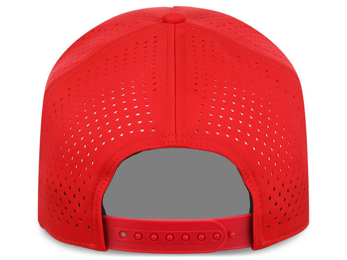 Crowns By Lids Tee Box 5-Panel Tech Cap - Red