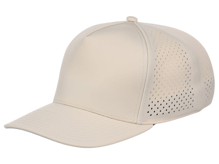 Crowns By Lids Tee Box 5-Panel Tech Cap - Stone