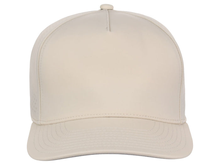 Crowns By Lids Tee Box 5-Panel Tech Cap - Stone