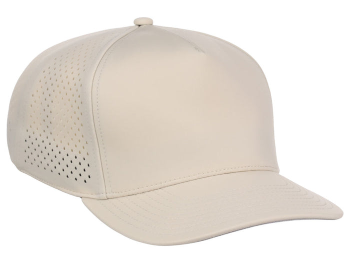 Crowns By Lids Tee Box 5-Panel Tech Cap - Stone
