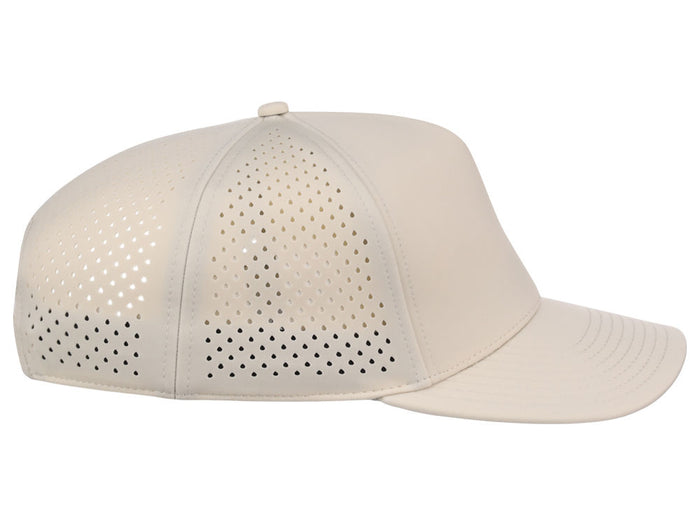 Crowns By Lids Tee Box 5-Panel Tech Cap - Stone