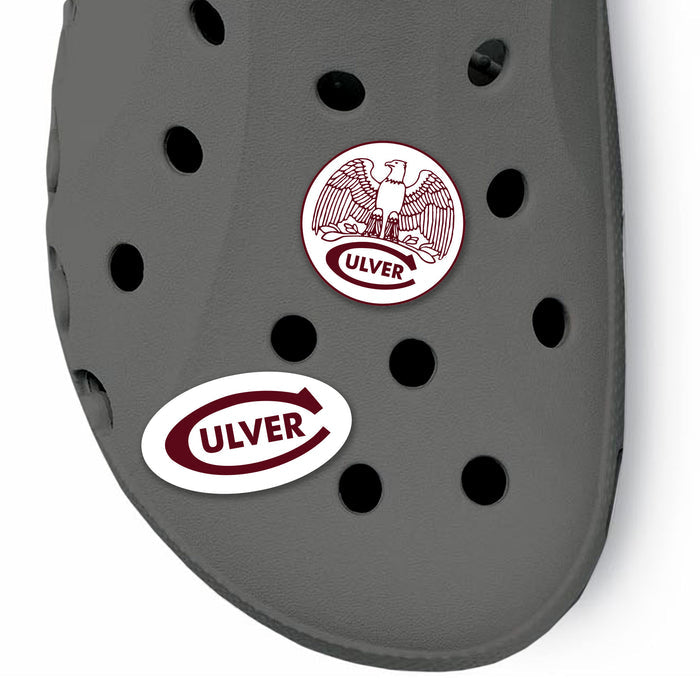 Culver Academies Rubber Hole Clog Charms 2pk