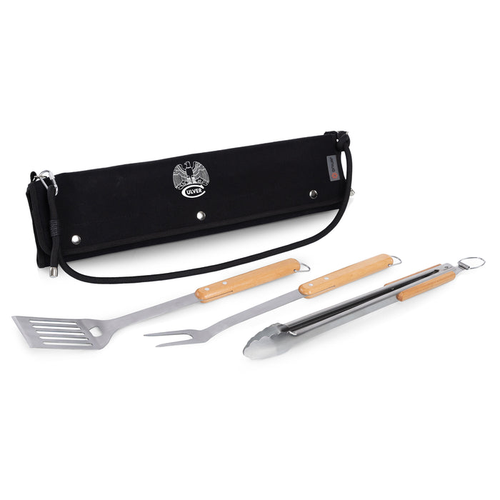 Culver Eagle BBQ Roll up 3 Piece Set - Black