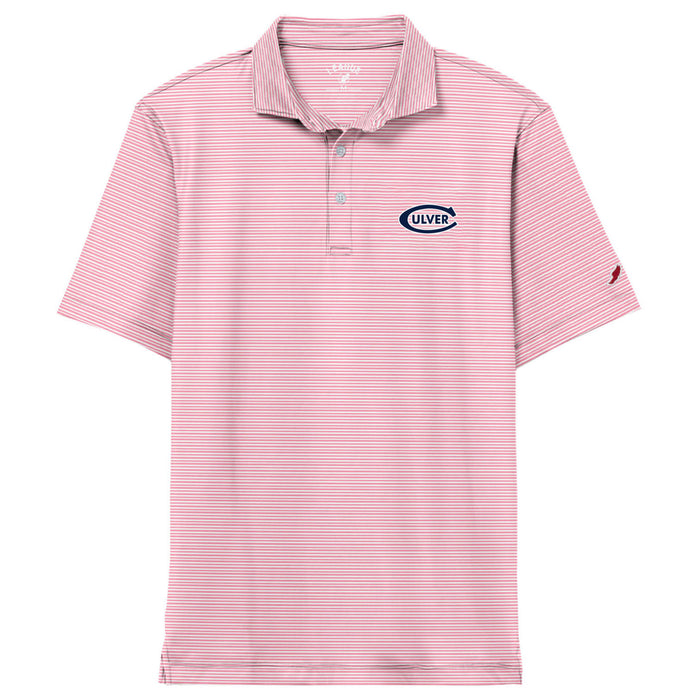 Culver Saturdays Polo - Pink & White
