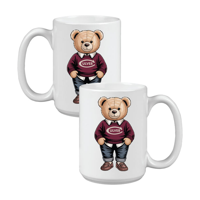 Culver Varsity Bear Mug - White -15oz