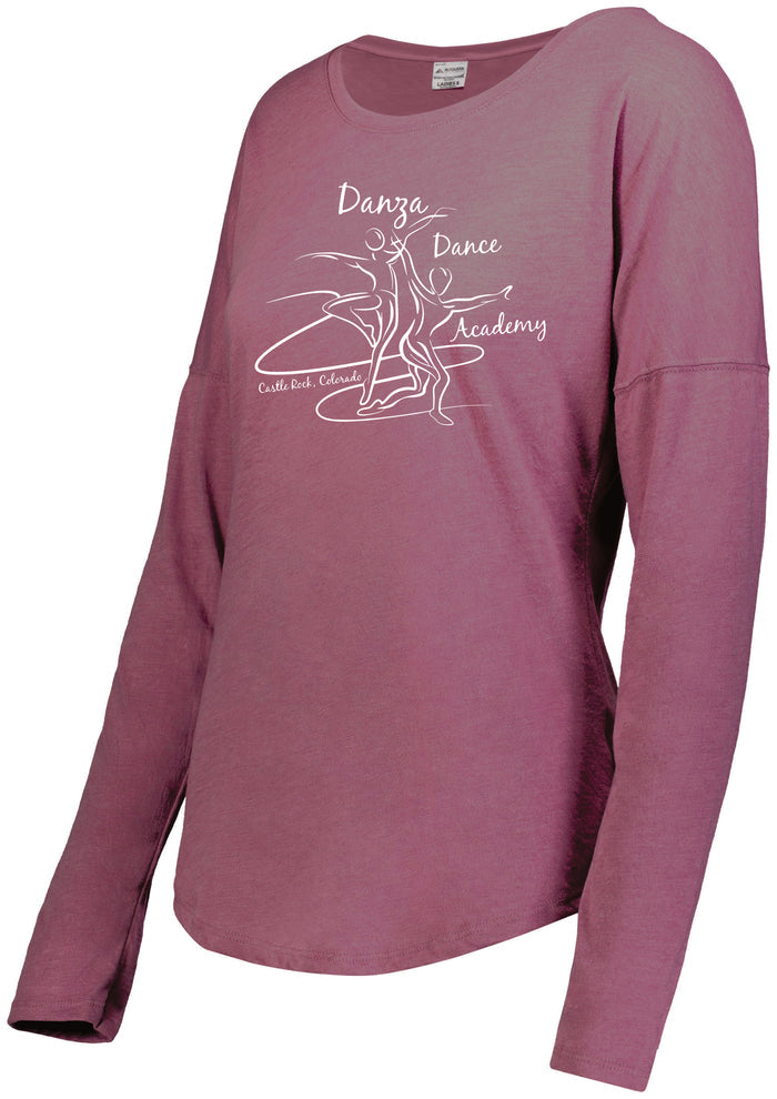 Danza Lux-triblend long sleeve tee- ladies, youth, and unisex sizes