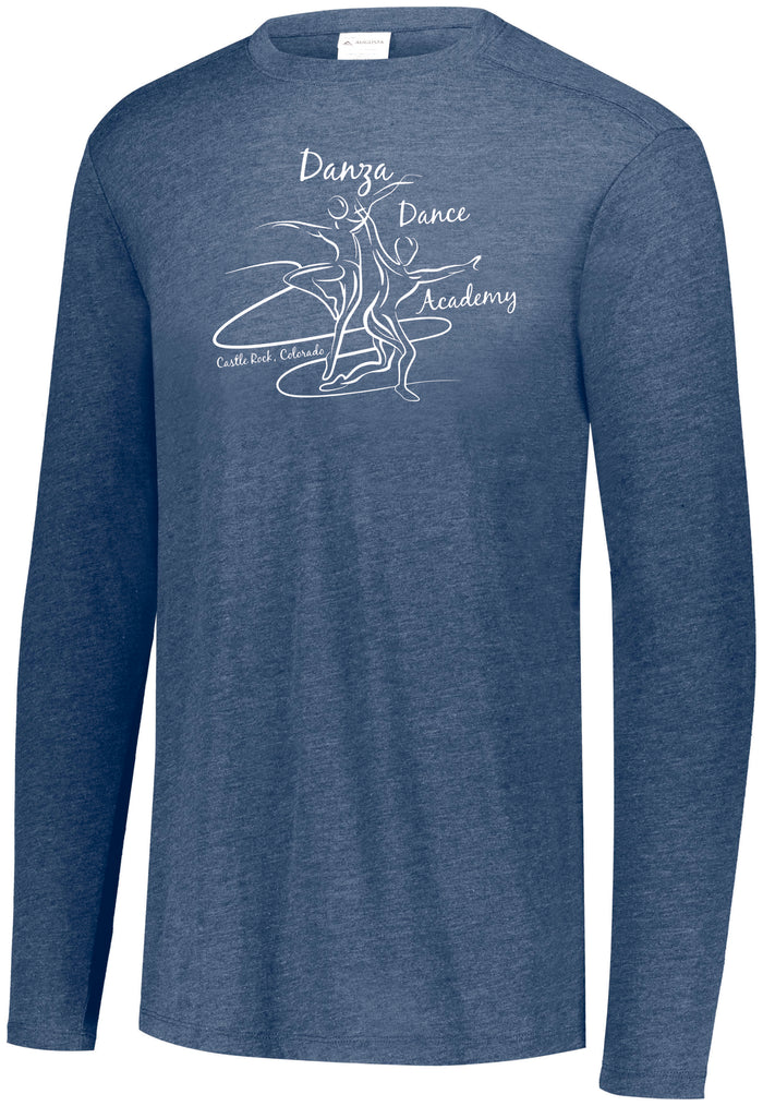 Danza Lux-triblend long sleeve tee- ladies, youth, and unisex sizes