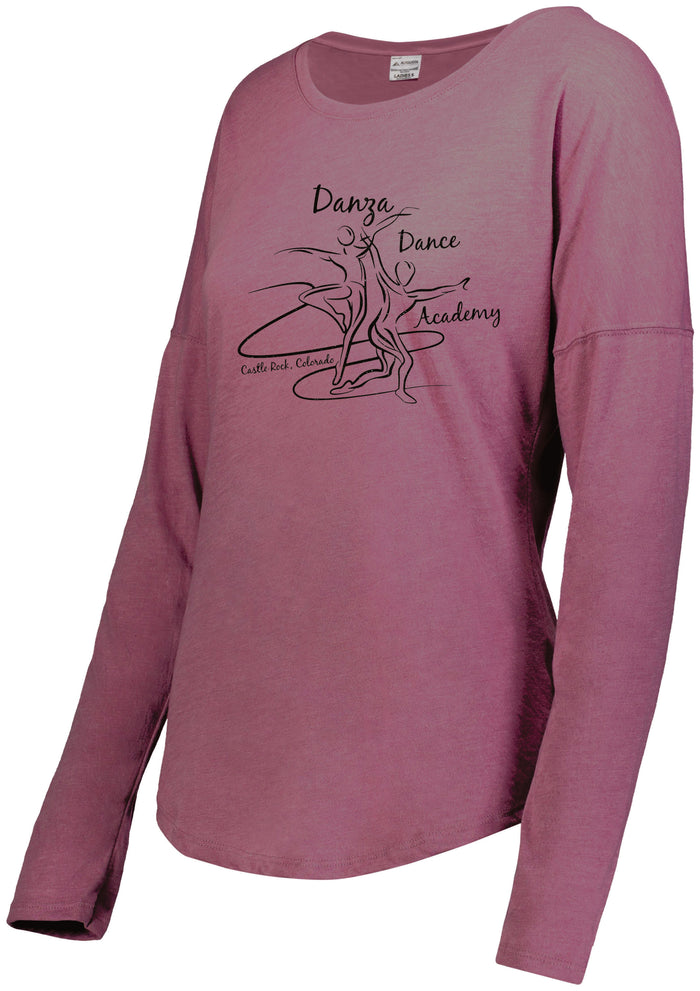 Danza Lux-triblend long sleeve tee- ladies, youth, and unisex sizes