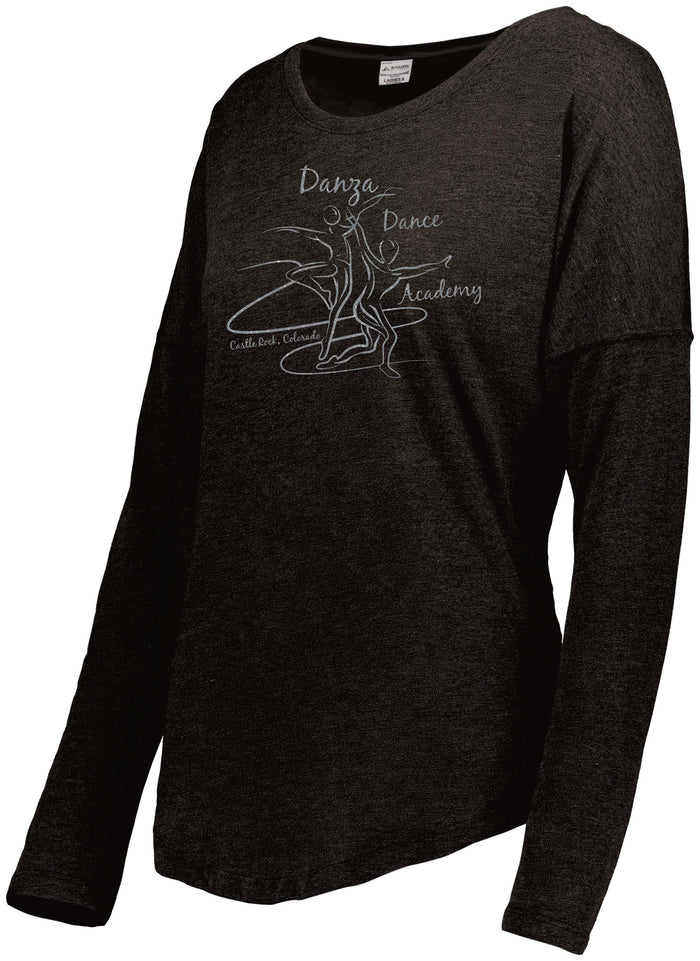 Danza Lux-triblend long sleeve tee- ladies, youth, and unisex sizes