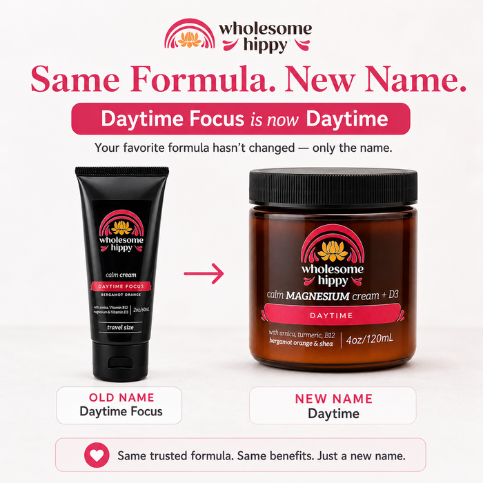 Daytime Calm Cream | Magnesium Cream + D3 | Bergamot Orange | 2oz
