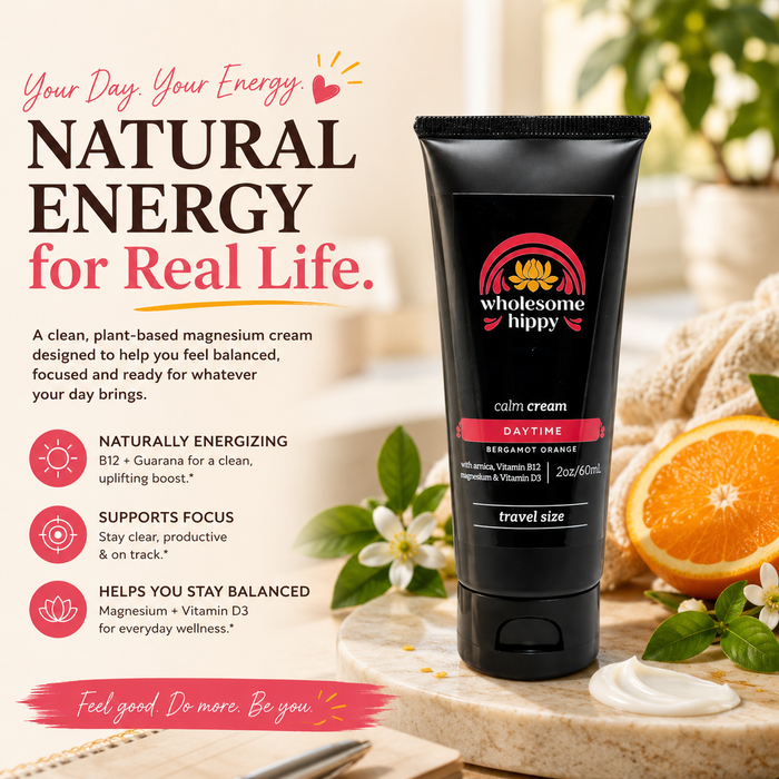 Daytime Calm Cream | Magnesium Cream + D3 | Bergamot Orange | 2oz