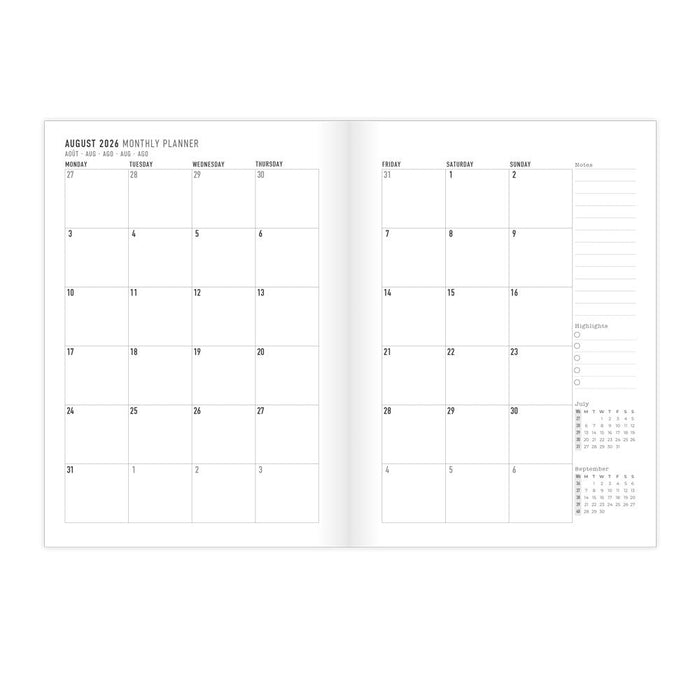 Letts A5 Planners Timeless Layout#color_dazzle-pink