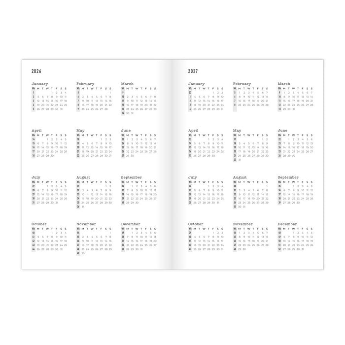 Letts A5 Planners Timeless Layout 
 #color_dazzle-pink