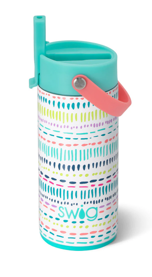 Dipsy Dots Flip & Sip Slim Tumbler (12oz)