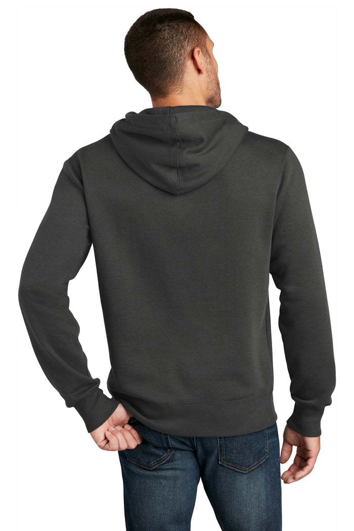 District Perfect Weight Fleece Unisex Hoodie - Charcoal