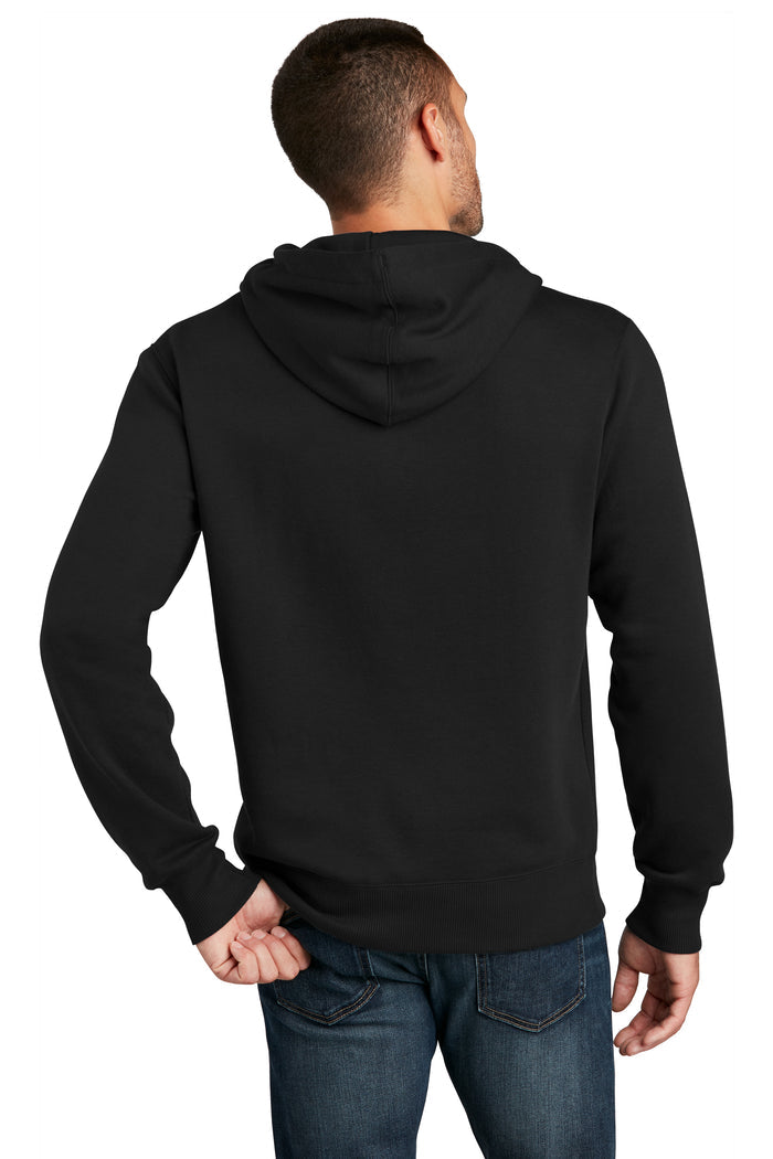 District Perfect Weight Fleece Unisex Hoodie - Jet Black