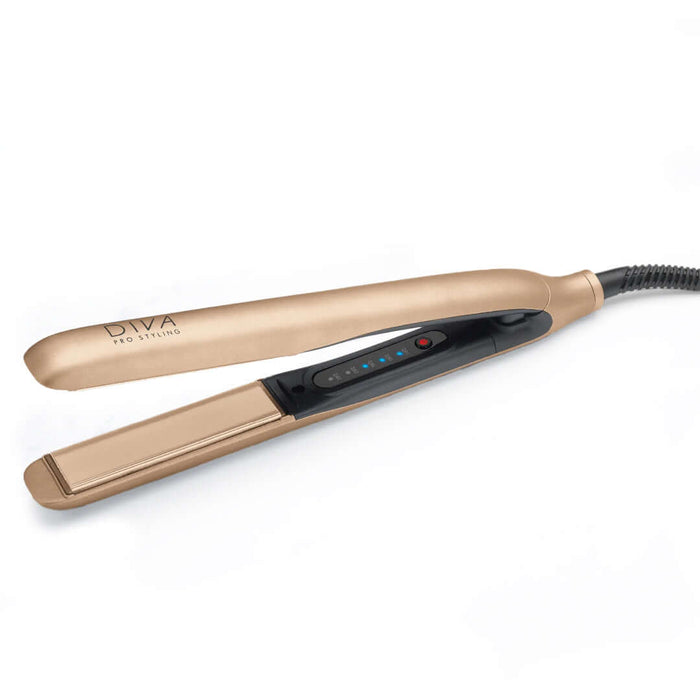 DIVA Pro Styling Precious Metals Professional - plaukų tiesintuvas, auksinė spalva