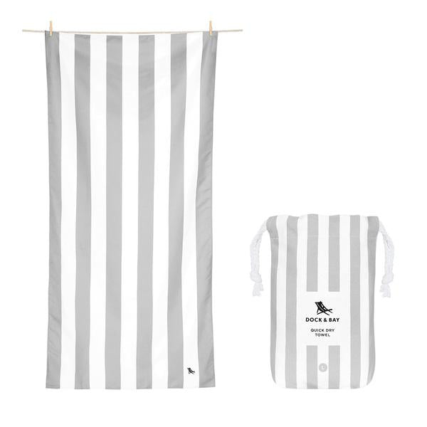 Dock & Bay Goa Grey Quick Dry Towel