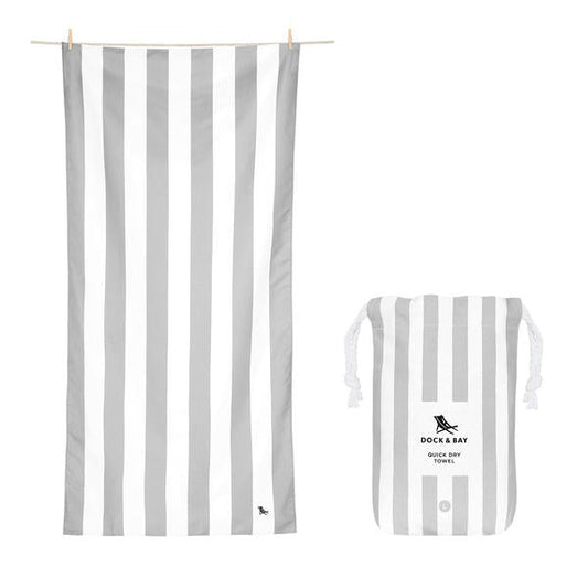 Dock & Bay Goa Grey Quick Dry Towel