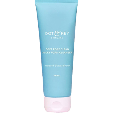 Dot and Key Deep Pore Clean Milky Foam Cleanser - 100ml
