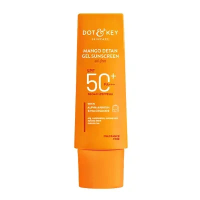 Dot and Key Mango Detan Gel Sunscreen Oil-free SPF 50+ PA+++ - 80g