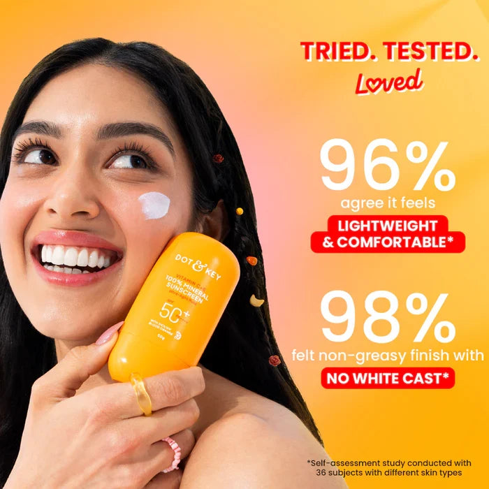 Dot and Key Vitamin C + E Super Bright Sunscreen SPF 50+ PA++++ 50g